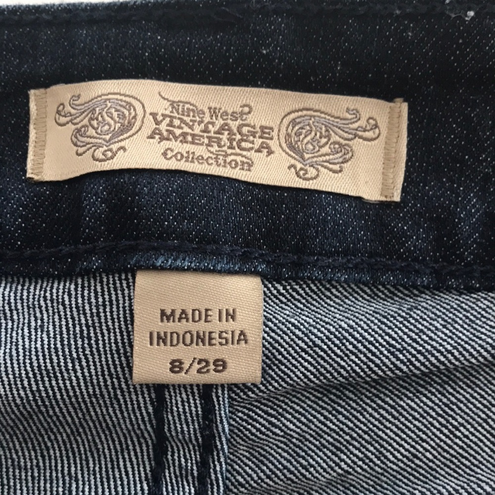Capri denim size 8 vintage boho